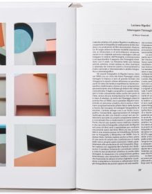 Book cover of Schweizer Grand Award for Design 2024: Paola De Martin, Lucie Meier, Luciano Rigolini, with a figure in long dress and headscarf. Published by Scheidegger & Spiess.