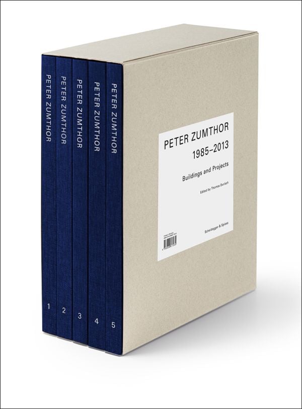PETER ZUMTHOR 全集 Peter Zumthor 1985-2013 , Five Volumes, New Edition, 2024