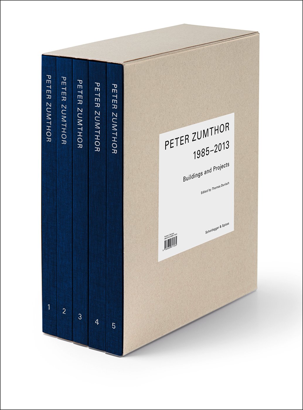 PETER Zumtor 作品集セット Peter Zumthor 1985–2013 - ACC Art Books UK