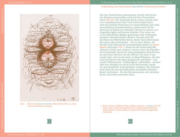 Book cover of Florian Graf: School Models, featuring a large stone sculpture of building. Published by Scheidegger & Spiess.