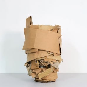 Book cover of Irene Schubiger:All of Us; featuring a two pale blue shapes; one on top of the other. Published by Scheidegger & Spiess.