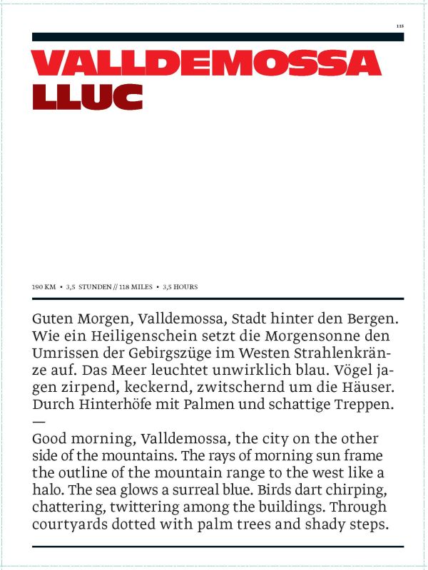 Curved road with mountainous landscape behind, on cover of 'Curves: Mallorca', by Delius Klasing.