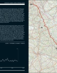 Book cover of CURVES Deutschlands Südosten / Germany's Southeast, with a winding road through fields. Published by Delius.