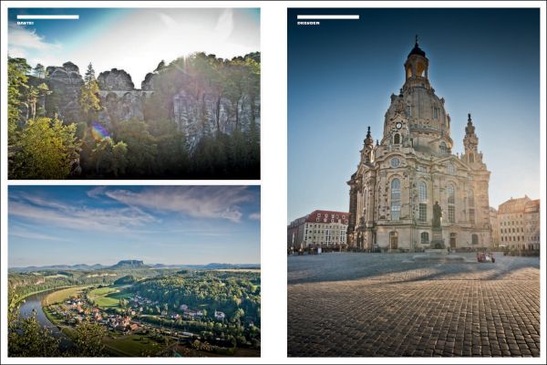 Book cover of CURVES Deutschlands Südosten / Germany's Southeast, with a winding road through fields. Published by Delius.
