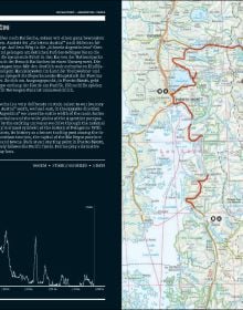 Book cover of Curves: Patagonia, with a straight road heading towards snowy mountain landscape. Published by Delius Klasing Verlag GmbH.