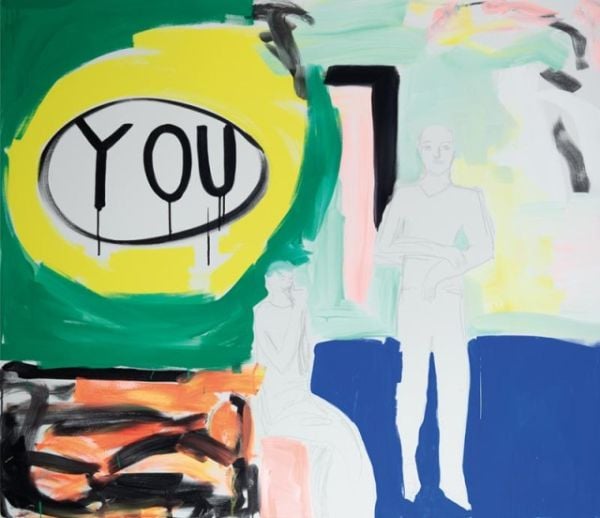 Book cover of Daniela Trixl: Master of Reduction; with an abstract painting. Published by Kerber.
