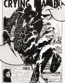 Black cover with wavy lines across middle in white pencil and Tony Franz 2006 - 2020 in white font above
