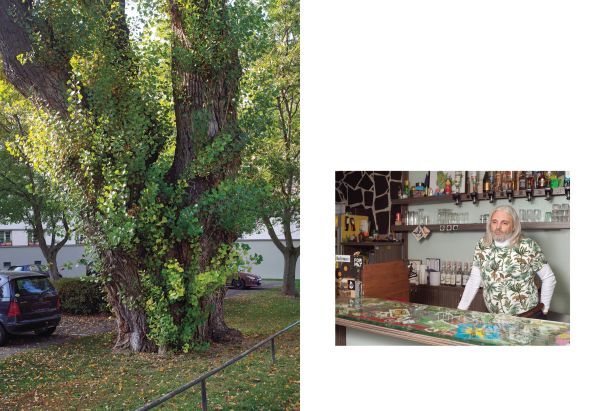 Book cover of Gisela Erlacher Superblocks, with a large archway, and slabbed area with two children playing with skipping ropes. Published by Kerber.