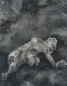 Book cover of Zsolt Berszán: Remains, with an abstract sculpture. Published by Kerber.