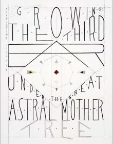 Book cover of Christine Ödlund: Growing the Third Ear Under the Great Astral Mother Tree. Published by Kerber.