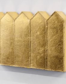 Book cover of Ruth Maria Obrist: the poetry of logic, with the corner of a white walled room. Published by Kerber.