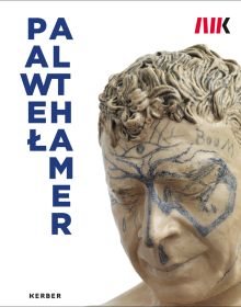 Book cover of Pawe? Althamer: Lovis-Corinth-Preis 2022, featuring a cream glazed sculpture of head with blue drawings to face. Published by Kerber.