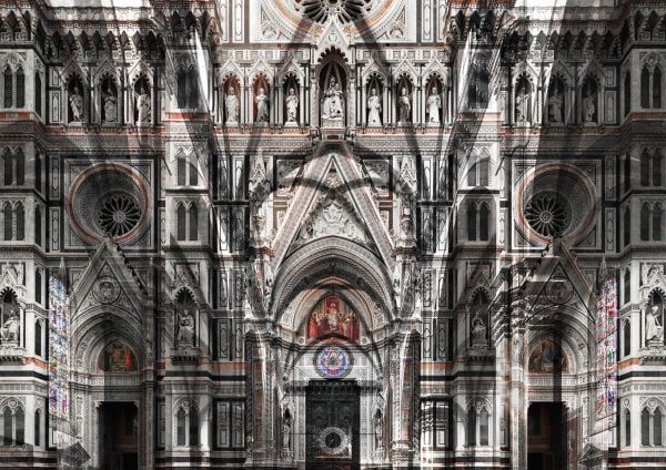 Book cover of Roland Fischer Written in an Image | In ein Bild geschrieben. Published by Kerber.