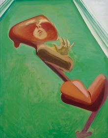 Book cover of Maria Lassnig, featuring a self-Portrait titled 'Order Necklace, 1963'. Published by Kerber.