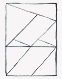 Pale grey geometric abstract drawing, by Benno Blome, on white cover.