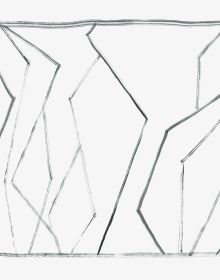 Book cover of Benno Blome, with a pale grey geometric abstract drawing. Published by Kerber.