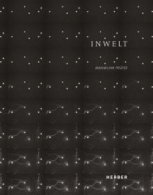 Black cover of Maximilian Prüfer, Inwelt' with white dot and curved lines. Published by Kerber.