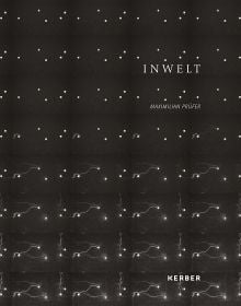 Black cover with white dots, curved lines, on cover of 'Maximilian Prüfer, Inwelt', by Kerber.