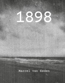 Dark, grainy seascape, on landscape cover of 'Marcel van Eeden, 1898', by Kerber.