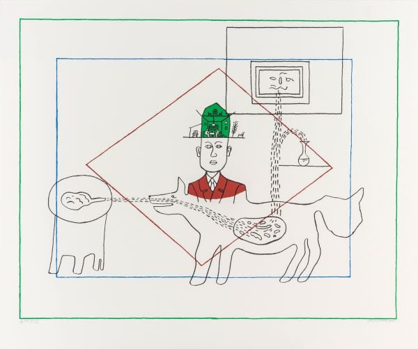 Book cover of Ilya and Emilia Kabakov: Prints 1981–2023. Catalogue Raisonné. Published by Kerber.