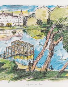 Book cover of Ilya and Emilia Kabakov: Prints 1981–2023. Catalogue Raisonné. Published by Kerber.