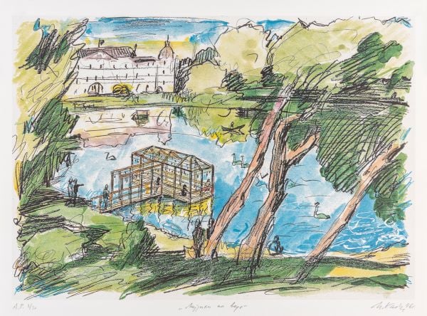 Book cover of Ilya and Emilia Kabakov: Prints 1981–2023. Catalogue Raisonné. Published by Kerber.