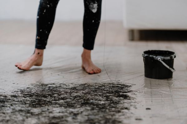 Book cover of Infinite Walk: Katharina Lehmann, with black thread painting. Published by Kerber.