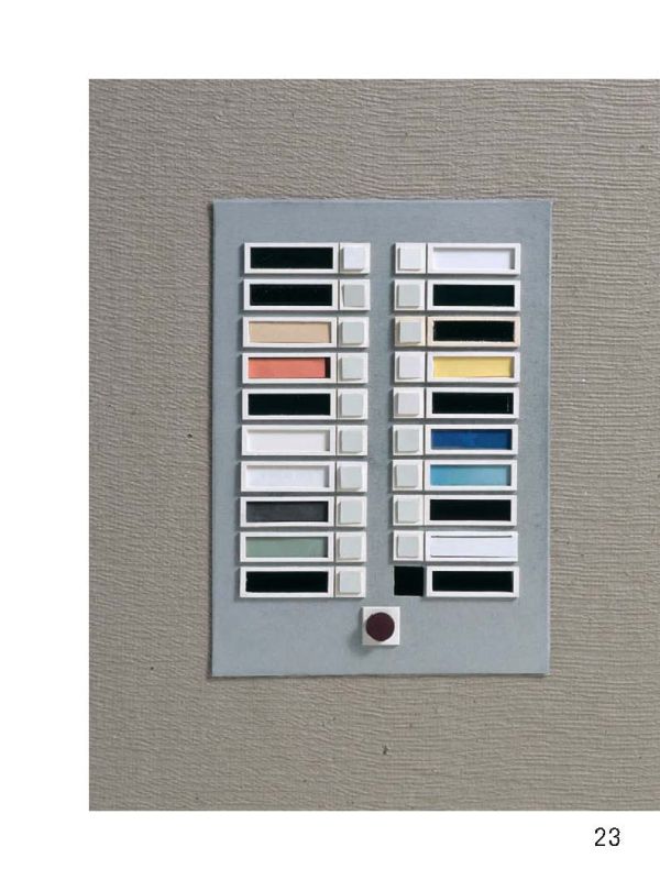 Large black capitalised font on pink cover of 'Gudrun Scholz, No Fat Poetry. A Democratic Match Between Photo and Text', by Kerber.