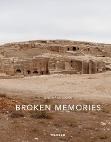 Stone structures in the dusty Dara Ancient City in Mardin, Turkey, Mesopotamia Anatolia, on cover of 'Andréas Lang, Broken Memories', by Kerber.