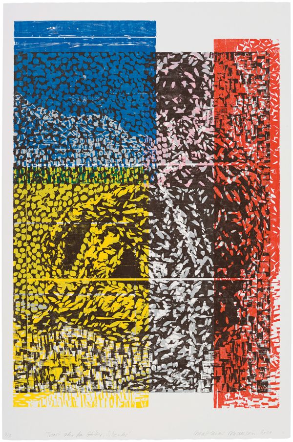 Book cover of Matthias Mansen: Triest oder die Götter, with a sketch of figure. Published by Kerber.