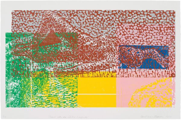 Book cover of Matthias Mansen: Triest oder die Götter, with a sketch of figure. Published by Kerber.