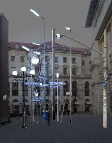 Albert Coers: Streets Names Lights. A Monument for the Mann Familiy