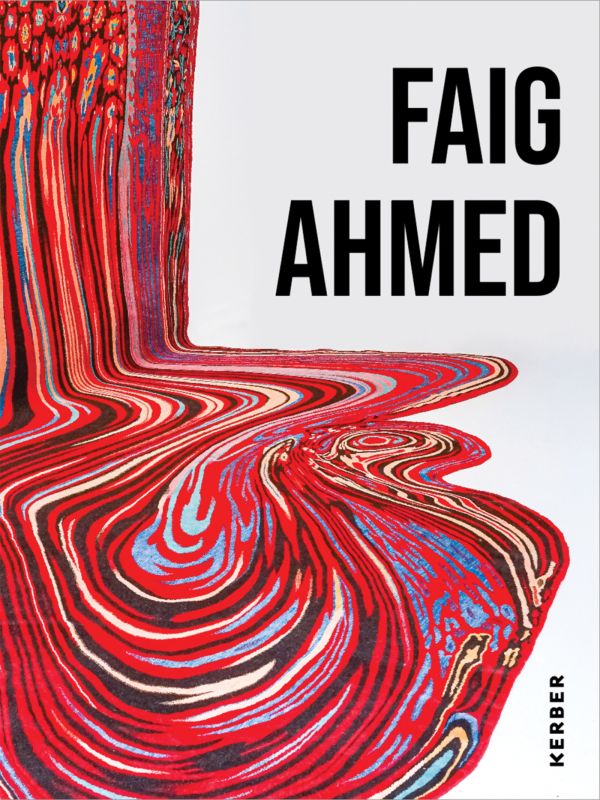 Book cover of Faig Ahmed; featuring a surrealist weaving. Published by Kerber.