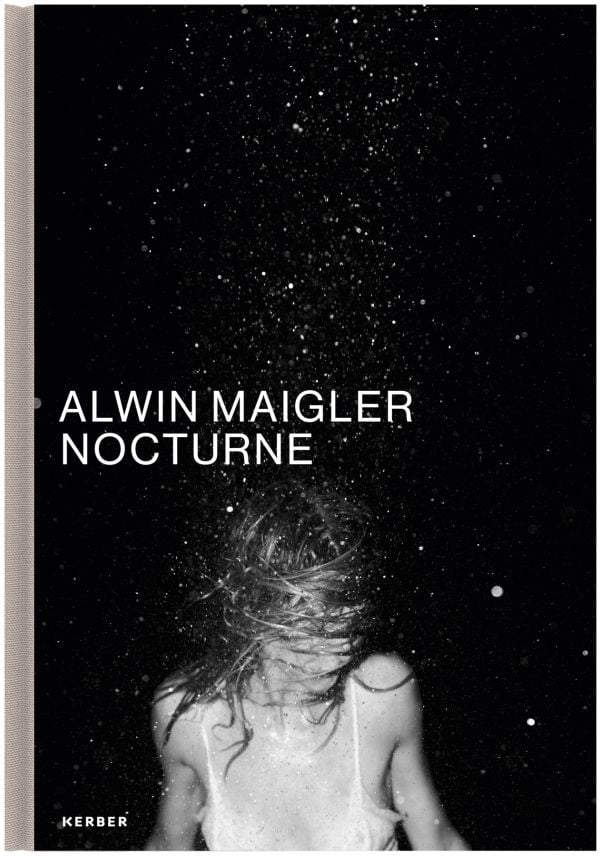 Book cover of Nocturne: Alwin Maigler, with figure with wet hair. Published by Kerber.