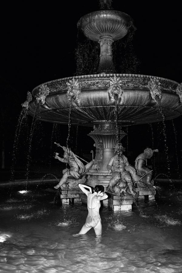 Book cover of Nocturne: Alwin Maigler, with figure with wet hair. Published by Kerber.