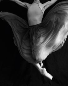 Book cover of Nuances: Alwin Maigler, with a topless ballerina spinning around with floaty skirt. Published by Kerber.