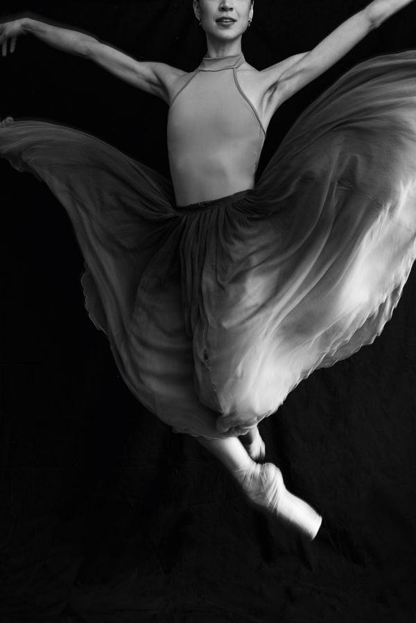 Book cover of Nuances: Alwin Maigler, with a topless ballerina spinning around with floaty skirt. Published by Kerber.