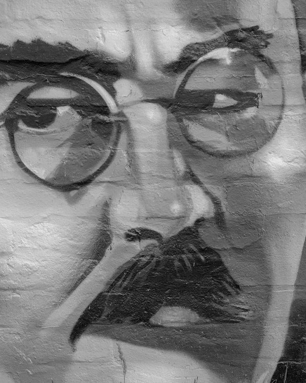 Book cover of Fault Lines: Jörg Colberg: featuring a stone figure. Published by Kerber.