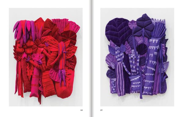 Book cover of Hoda Tawakol: Some Ties Linger On; featuring a large fabric sculpture wrapped in twine. Published by Kerber.