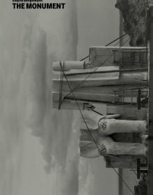 Book cover of The Monument: Sibylle Bergemann; featuring two large stone figures with their head and shoulders missing. Published by Kerber.