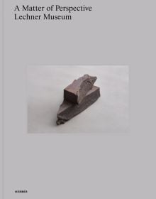 Book cover of A Matter of Perspective: Alf Lechner 100; featuring two pieces of jaggered edge steel. Published by Kerber.