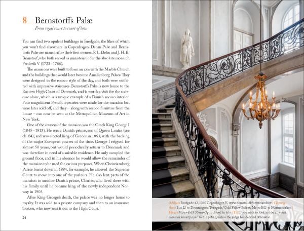 Book cover of 111 Places in Copenhagen That You Shouldn't Miss; with a mermaid statue. Published by Emons Verlag.