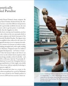 Book cover of 111 Places in Copenhagen That You Shouldn't Miss; with a mermaid statue. Published by Emons Verlag.