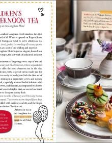 Giraffe, blue acoustic guitar and baseball, to pale blue cover of '111 Places for Kids in Chicago That You Must Not Miss', by Emons Verlag.