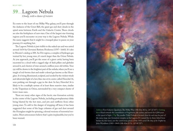 Book cover of 111 Places in Space That You Must Not Miss, with an astronaut in space. Published by Emons Verlag.