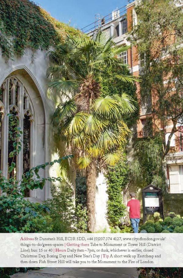 Domed tower near centre of pale blue cover of '111 Churches in London That You Shouldn't Miss', by Emons Verlag.