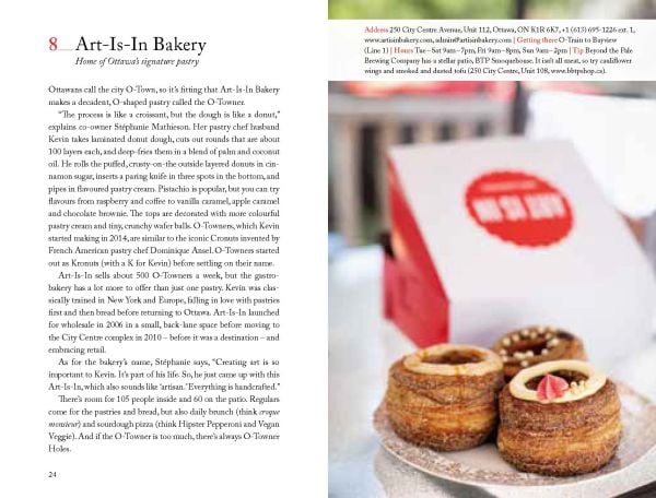 Book cover of 111 Places in Ottawa That You Must Not Miss, with a line of colorful tulips. Published by Emons Verlag.