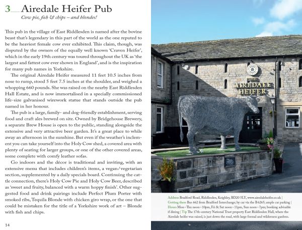 Book cover of 111 Places in Bradford That You Shouldn't Miss, with the council coat of arms. Published by Emons Verlag.