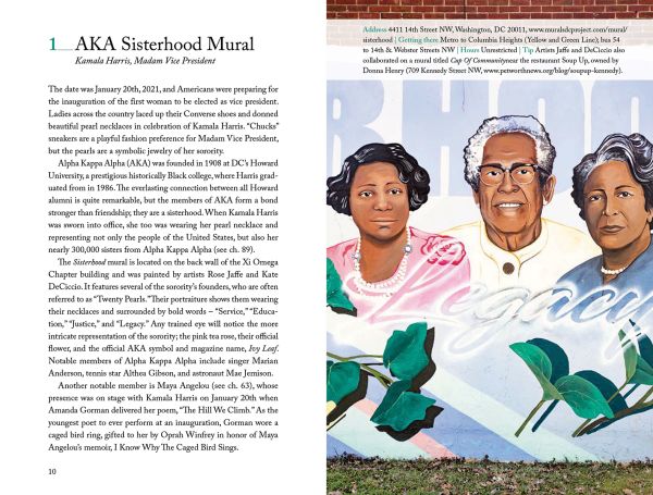 Book cover of 111 Places in Women's History in Washington DC That You Must Not Miss'. Published by Emons Verlag.