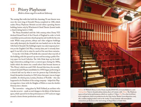 Book cover of 111 Places in Chichester and West Sussex That You Shouldn't Miss, with a Cathedral by Emons Verlag.